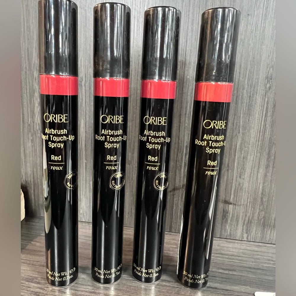New Oribe roots touch up spray, red color( for brown color as well too),4 piece